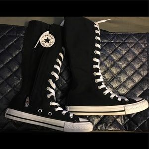 Girls knee high Converse